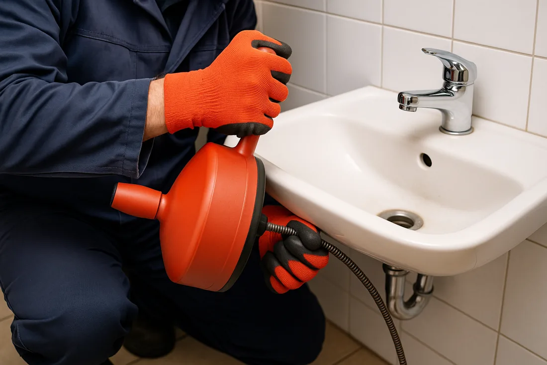 Ein professioneller Klempner kann hartnäckige Verstopfungen effektiv beseitigen.
