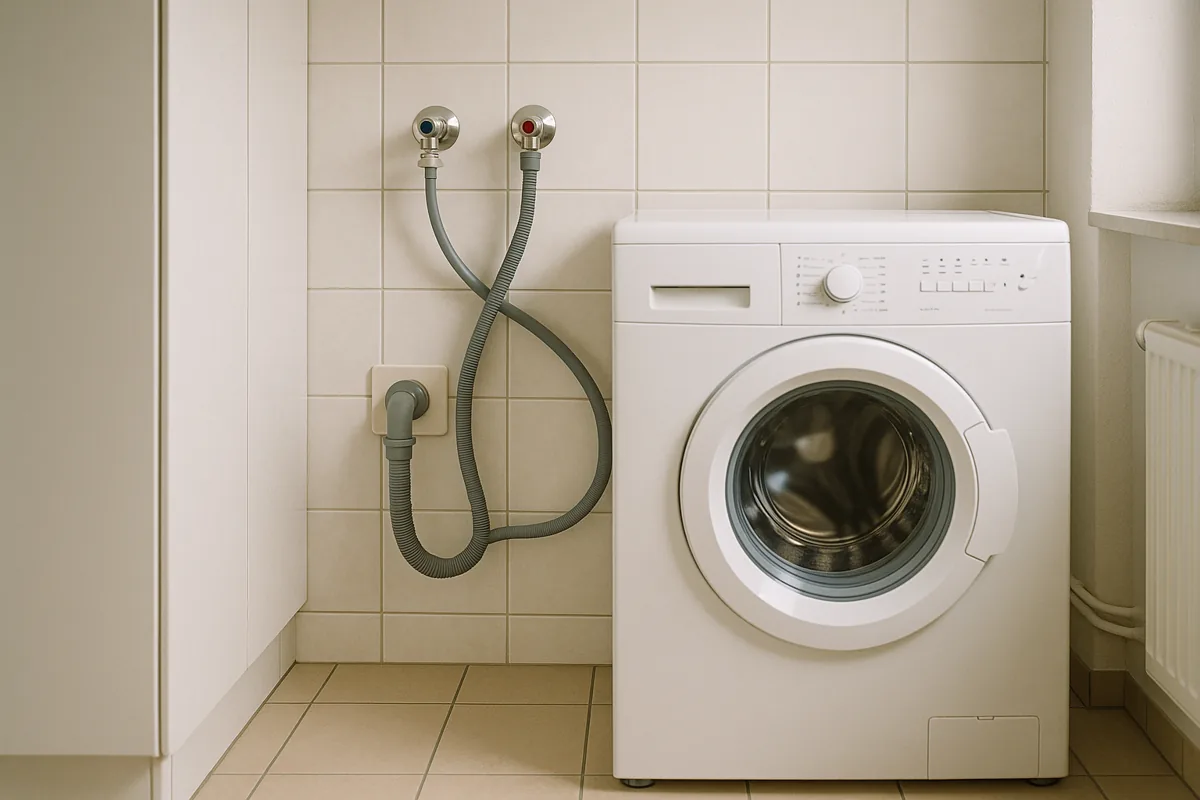 Waschmaschine Abfluss Wand Verstopft