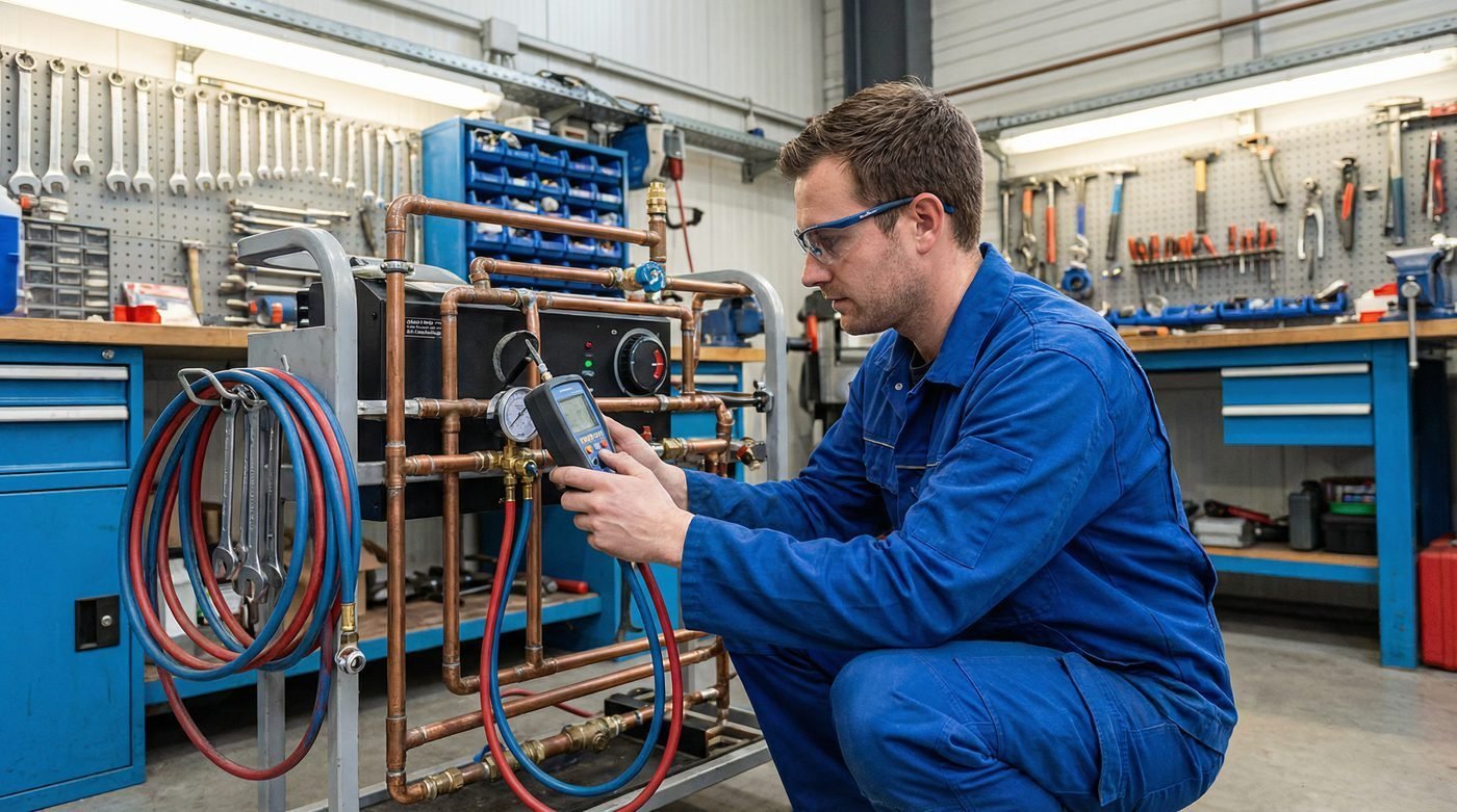 Druckprüfung Rohrleitungen