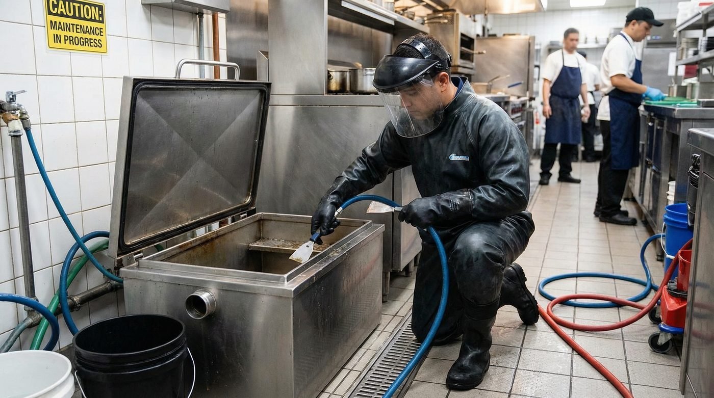 Rohrreinigung Gastronomie Fettabscheider