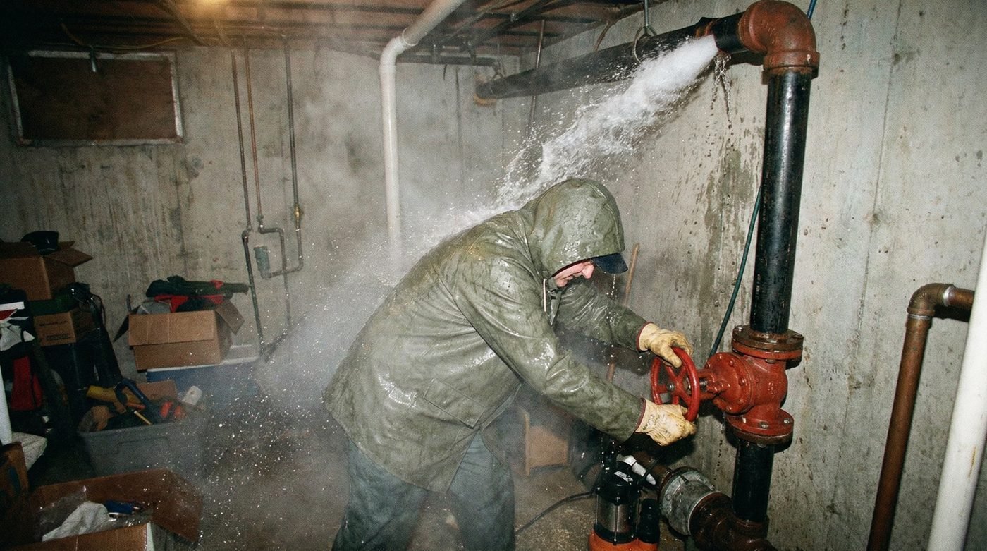 Wassernotfall Rohrbruch Sofortmaßnahmen