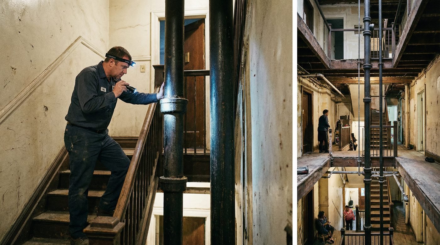 Steigleitung Mehrfamilienhaus