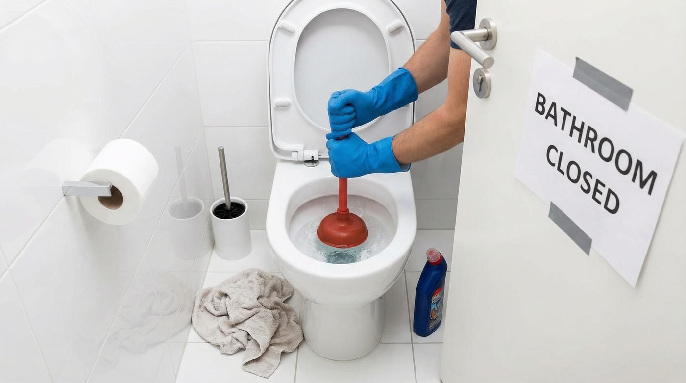 Rohrreinigung Wc Verstopft Fremdkoerper